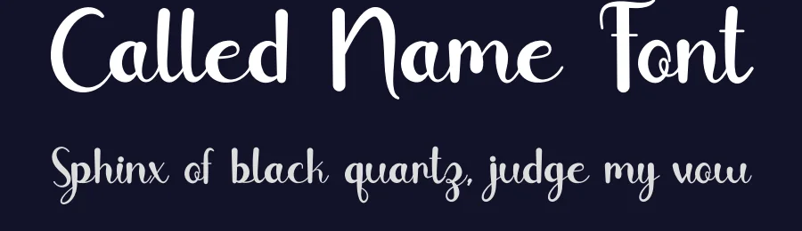 Called Name Font by fahmistudio99 — Script Handwritten Font — thumbnail 2