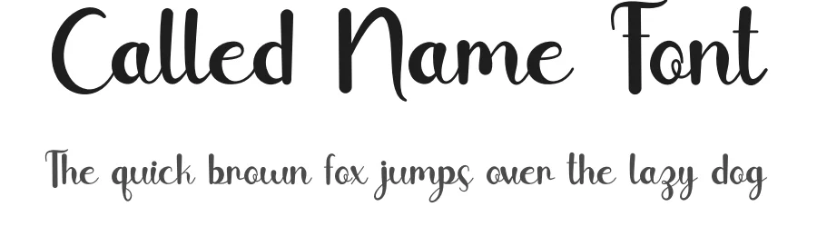 Called Name Font by fahmistudio99 — Script Handwritten Font