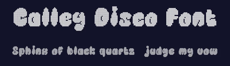 Calley Disco Font by craftsupplyco — Display Font — thumbnail 2