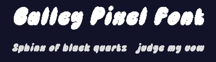 Calley Pixel Font by craftsupplyco — Display Font — thumbnail 2
