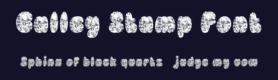 Calley Stamp Font by craftsupplyco — Display Font — thumbnail 2