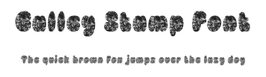 Calley Stamp Font by craftsupplyco — Display Font