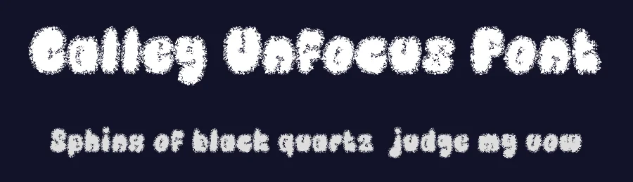 Calley Unfocus Font by craftsupplyco — Display Font — thumbnail 2