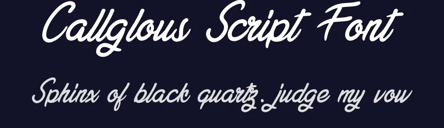 Callglous Script Font by andikastudio — Script Handwritten Font — thumbnail 2