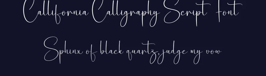 Callifornia Calligraphy Script Font by creativeletter — Script Handwritten Font — thumbnail 2