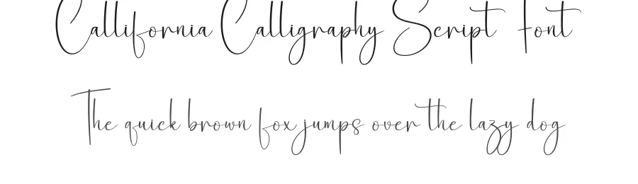 Callifornia Calligraphy Script Font by creativeletter — Script Handwritten Font