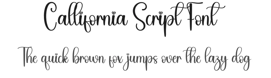 Callifornia Script Font by creativeletter — Script Handwritten Font