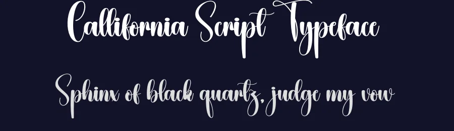 Callifornia Script Typeface by creativeletter — Script Handwritten Font — thumbnail 2