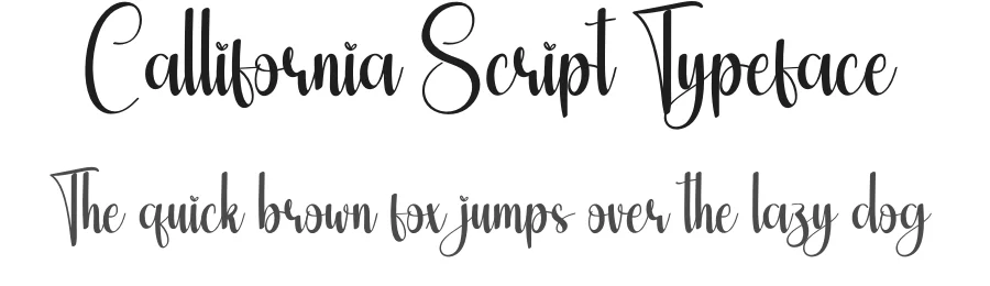 Callifornia Script Typeface by creativeletter — Script Handwritten Font