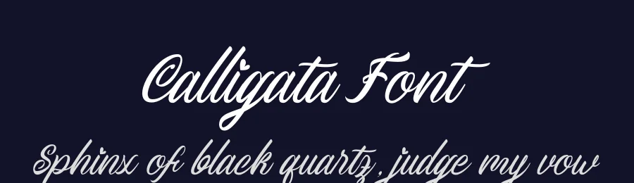 Calligata Font by sesa_grafika — Script Handwritten Font — thumbnail 2