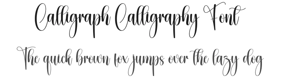 Calligraph Calligraphy Font by creativeletter — Script Handwritten Font