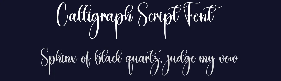 Calligraph Script Font by creativeletter — Script Handwritten Font — thumbnail 2