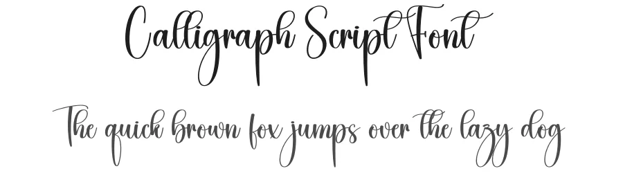 Calligraph Script Font by creativeletter — Script Handwritten Font