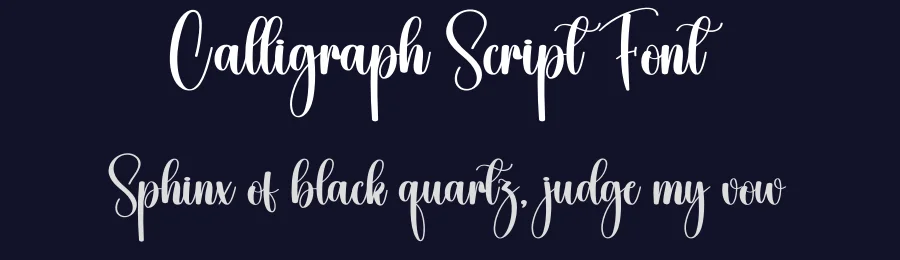 Calligraph Script Font by creativeletter — Script Handwritten Font — thumbnail 2