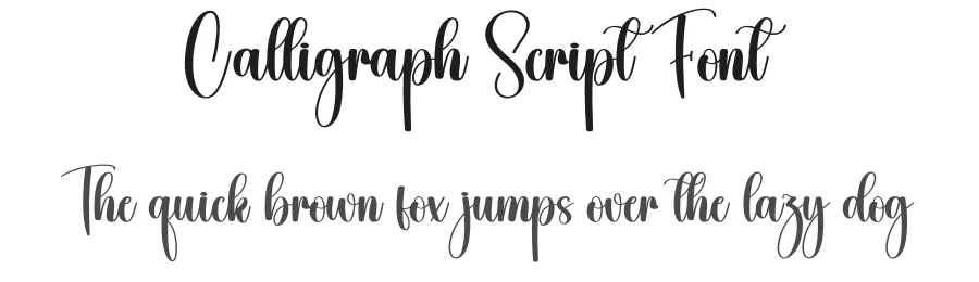 Calligraph Script Font by creativeletter — Script Handwritten Font