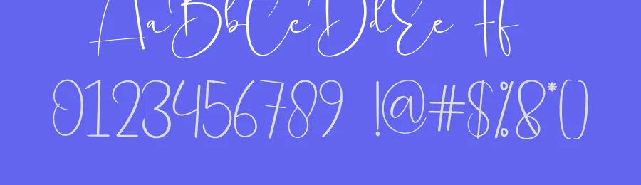 Calligraphy – Authentic Handwritten Style Font by creativeletter — Script Handwritten Font — thumbnail 3