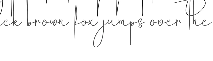 Calligraphy Handmade – Modern Simple Font by creativeletter — Script Handwritten Font