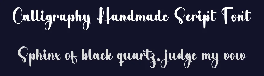 Calligraphy Handmade Script Font by freshtypeink — Script Handwritten Font — thumbnail 2