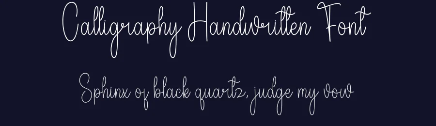 Calligraphy Handwritten Font by andikastudio — Script Handwritten Font — thumbnail 2