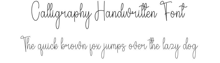 Calligraphy Handwritten Font by andikastudio — Script Handwritten Font