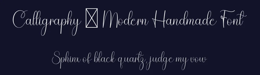 Calligraphy – Modern Handmade Font by freshtypeink — Script Handwritten Font — thumbnail 2