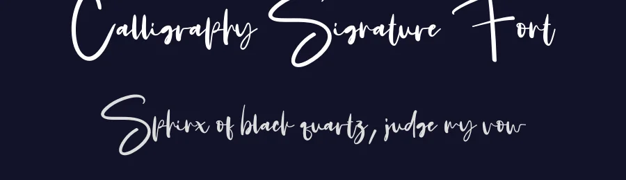 Calligraphy Signature Font by creativeletter — Script Handwritten Font — thumbnail 2