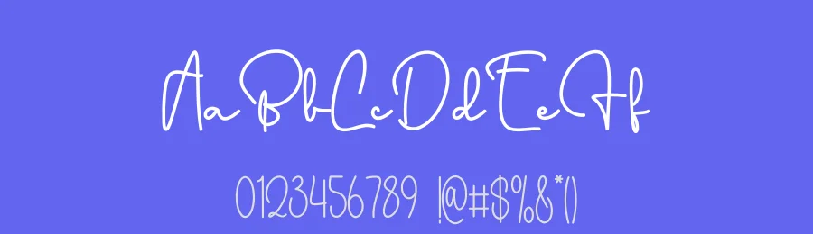 Calligraphy Valentie – Simple Handwritten Font by freshtypeink — Script Handwritten Font — thumbnail 3