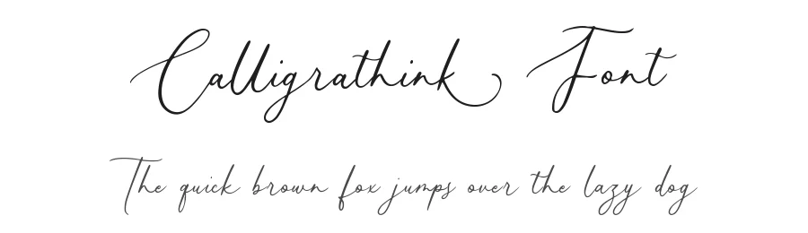 Calligrathink Font by Allouse.Studio — Script Handwritten Font