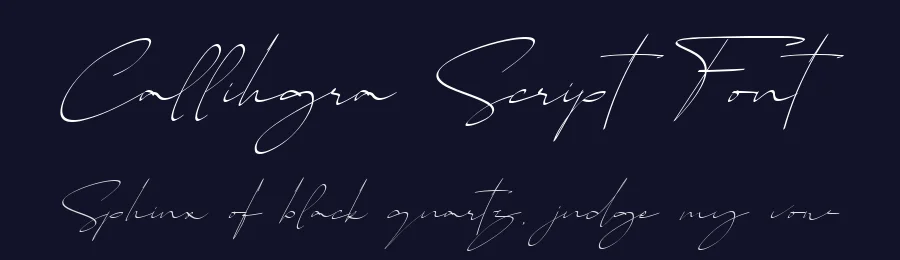 Callihgra Script Font by Namara Creative Studio — Script Handwritten Font — thumbnail 2
