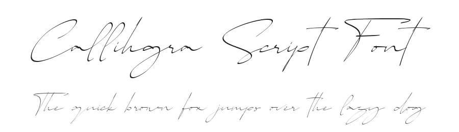 Callihgra Script Font by Namara Creative Studio — Script Handwritten Font