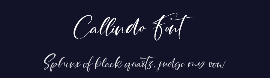Callindo Font by metafontsy — Script Handwritten Font — thumbnail 2