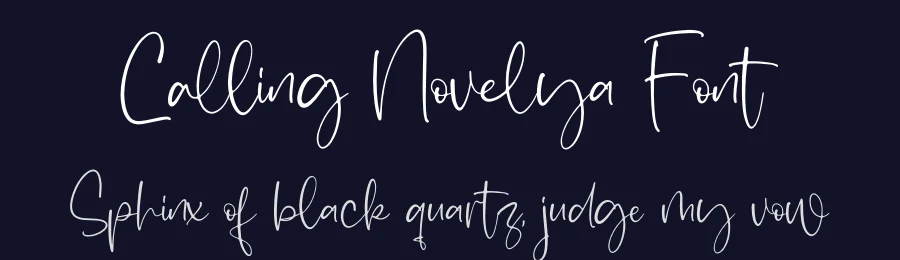 Calling Novelya Font by letterfabric — Script Handwritten Font — thumbnail 2