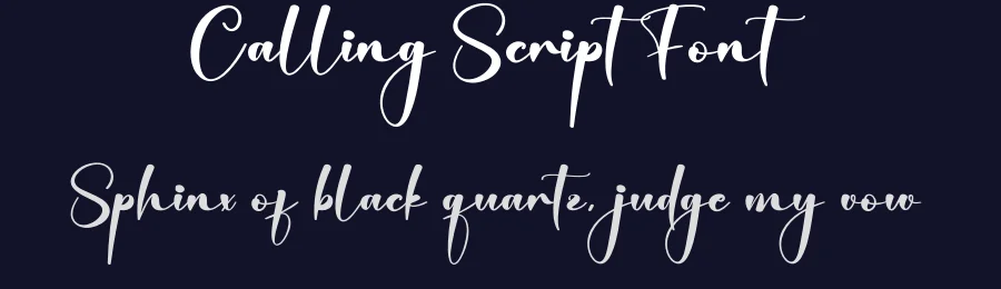 Calling Script Font by creativeletter — Script Handwritten Font — thumbnail 2