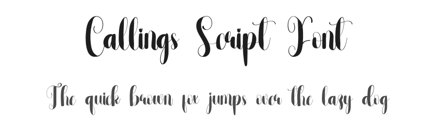 Callings Script Font by inermediaSTUDIO — Script Handwritten Font