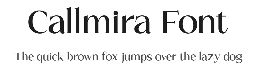 Callmira Font by roomspace.cl — Serif Font