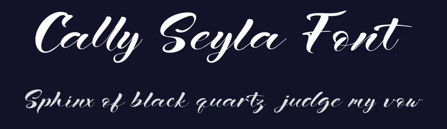 Cally Seyla Font by MaikoHatta — Script Handwritten Font — thumbnail 2
