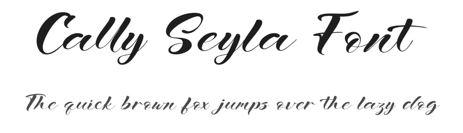 Cally Seyla Font by MaikoHatta โ Script Handwritten Font