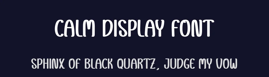 Calm Display Font by andikastudio — Script Handwritten Font — thumbnail 2