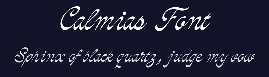Calmias Font by Sahrul Hidayat — Script Handwritten Font — thumbnail 2
