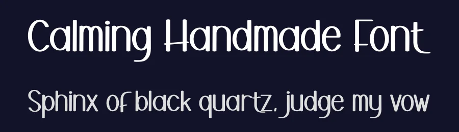 Calming Handmade Font by andikastudio — Display Font — thumbnail 2