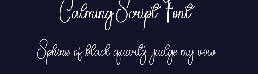 Calming Script Font by andikastudio — Script Handwritten Font — thumbnail 2