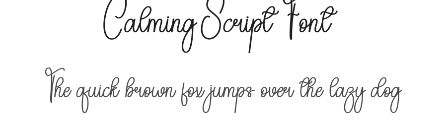 Calming Script Font by andikastudio — Script Handwritten Font
