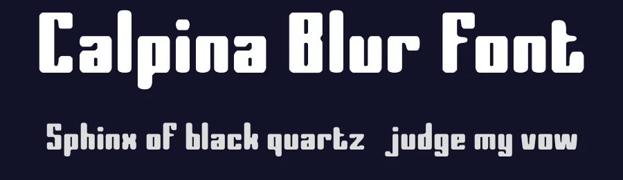 Calpina Blur Font by craftsupplyco — Display Font — thumbnail 2