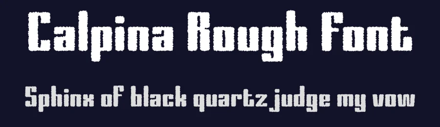 Calpina Rough Font by craftsupplyco — Sans Serif Font — thumbnail 2