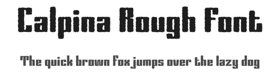 Calpina Rough Font by craftsupplyco — Sans Serif Font