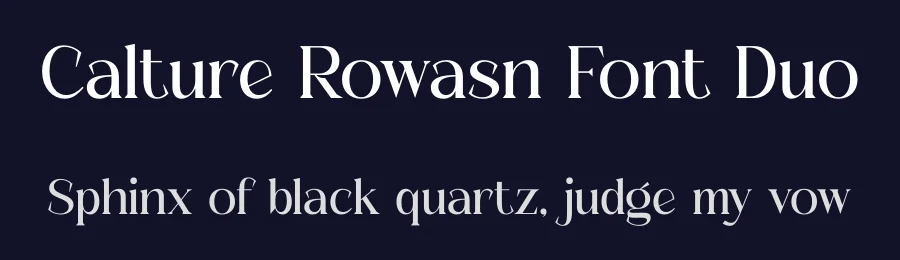 Calture Rowasn Font Duo by Storytype — Serif Font — thumbnail 2