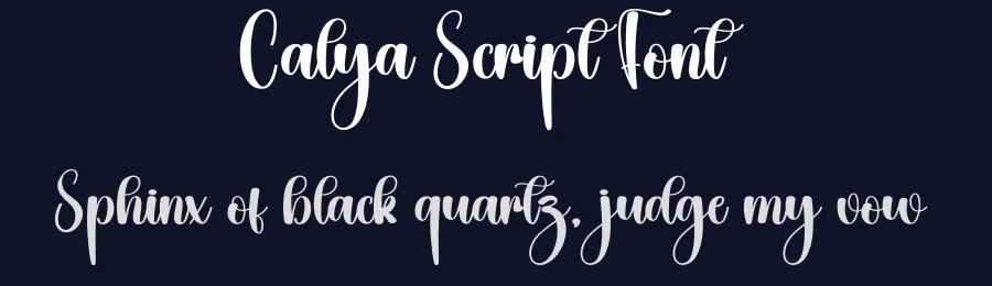 Calya Script Font by creativeletter — Script Handwritten Font — thumbnail 2