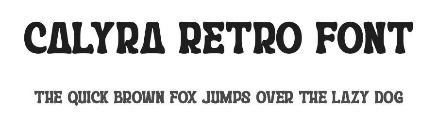 Calyra Retro Font by Nirmana Visual — Display Font