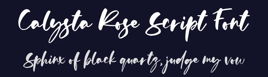 Calysta Rose Script Font by letterenastudios — Display Font — thumbnail 2