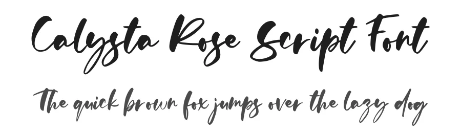 Calysta Rose Script Font by letterenastudios — Display Font